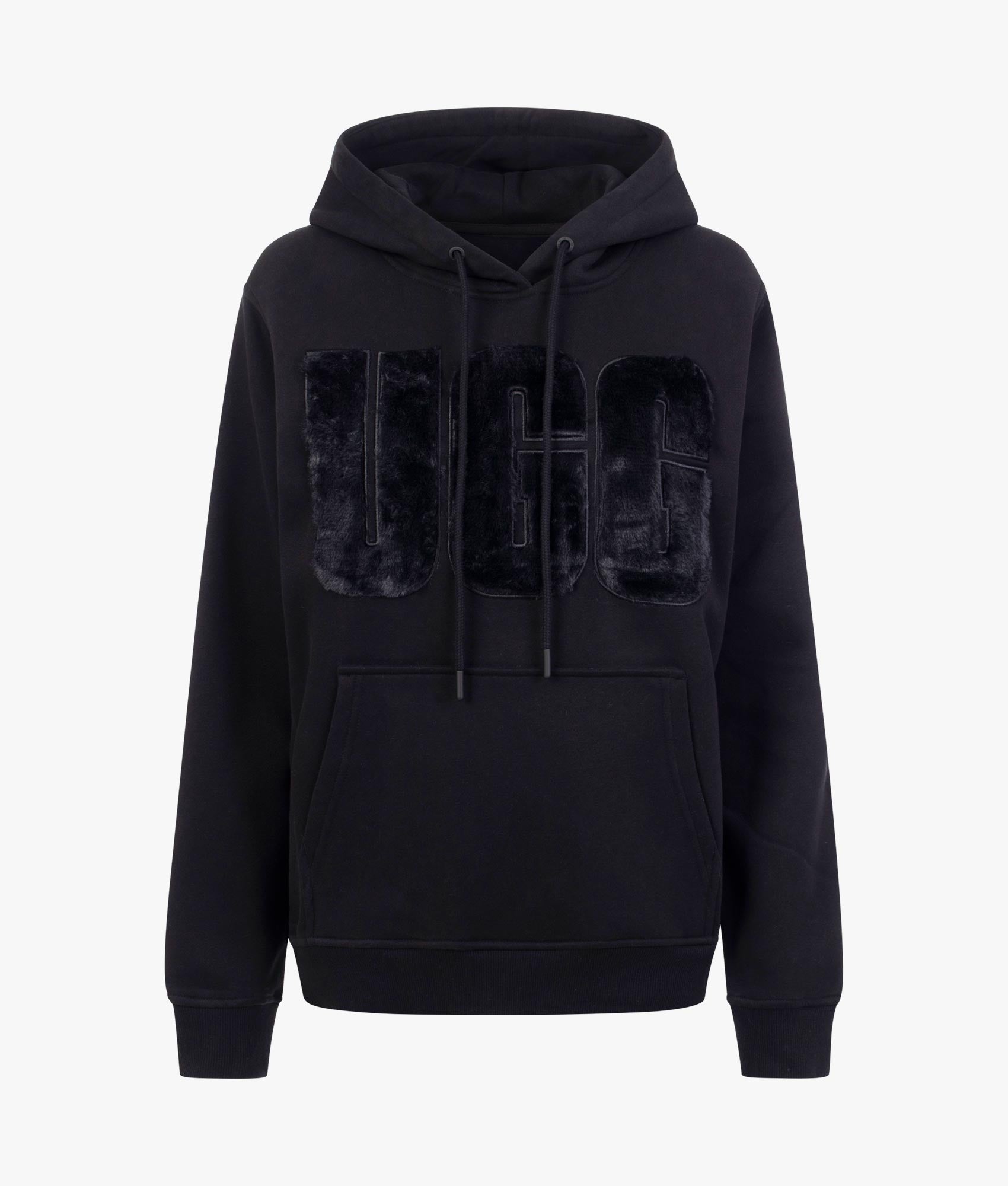 UGG ブラック Rey Fuzzy Logo Hoodie UGG Rey Fuzzy Logo Hoodie – DTLR