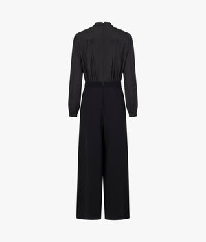 Leot knitted jumpsuit in black