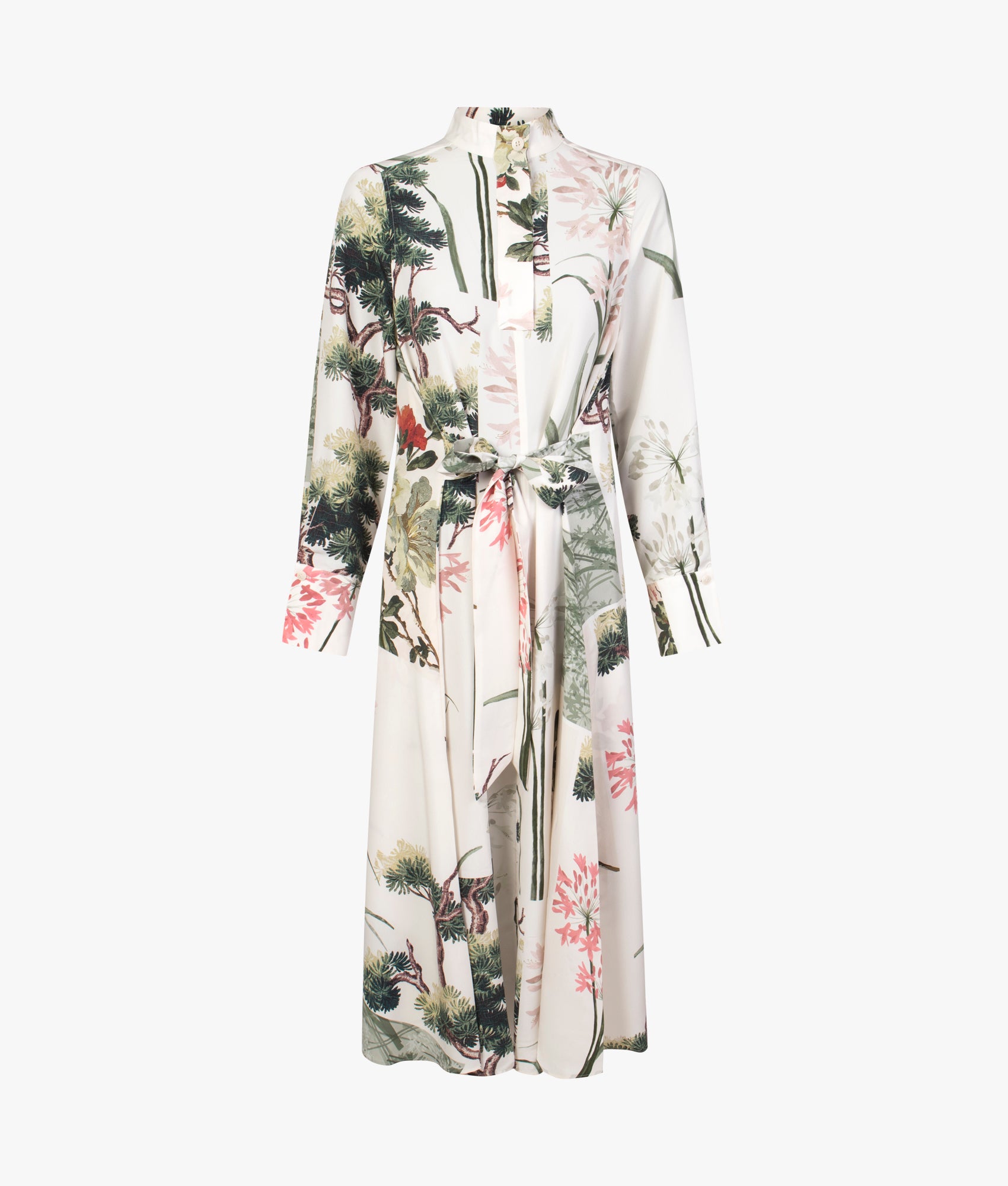 tee bt belted midi dress Ted Baker | Ttayla long sleeved belted midi shirt dress in ivory