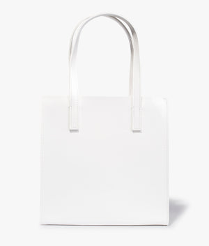 Crinion crinkle small shopper in ivory