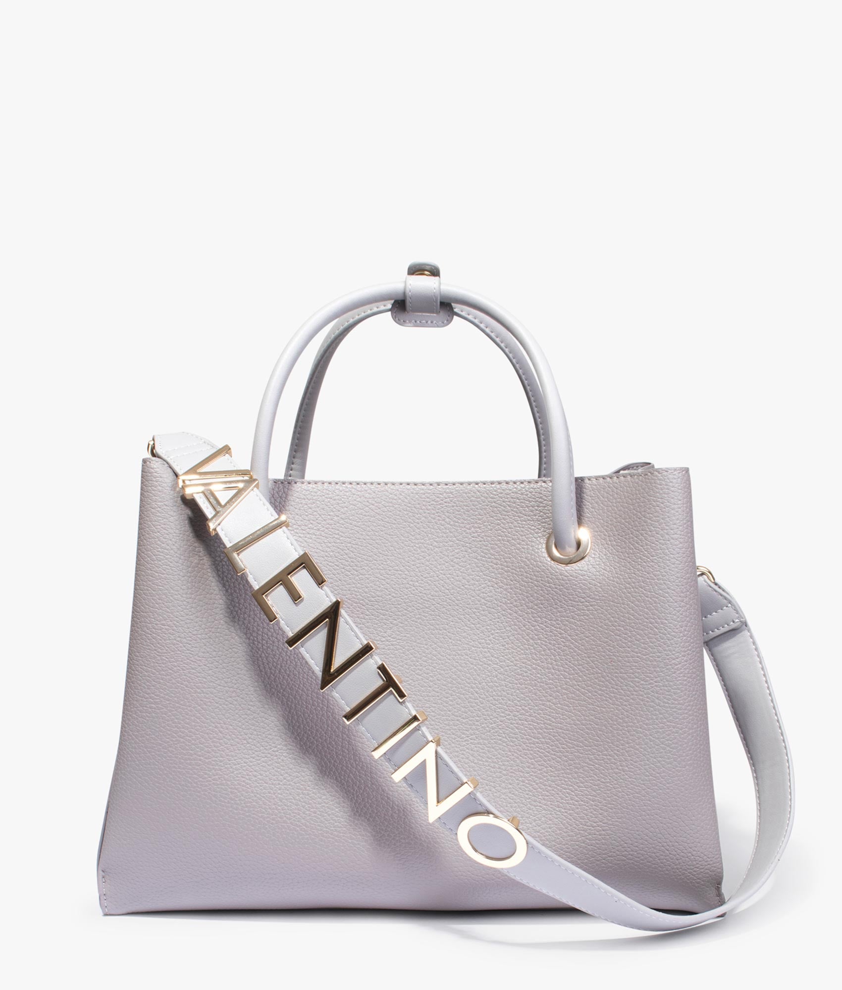 Valentino Bags Alexia Ecru Two Strap Satchel Bag