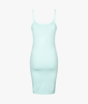 Monologo strappy dress in blue tint