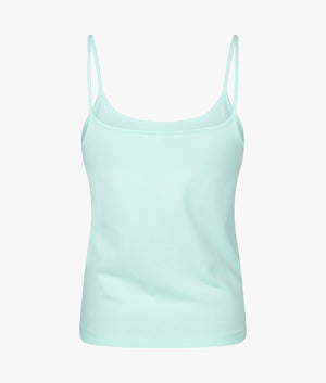 Monologo strappy tank top in blue tint