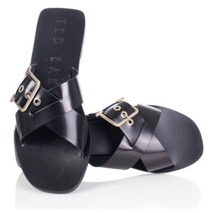 Joseei buckle detail flat sandal