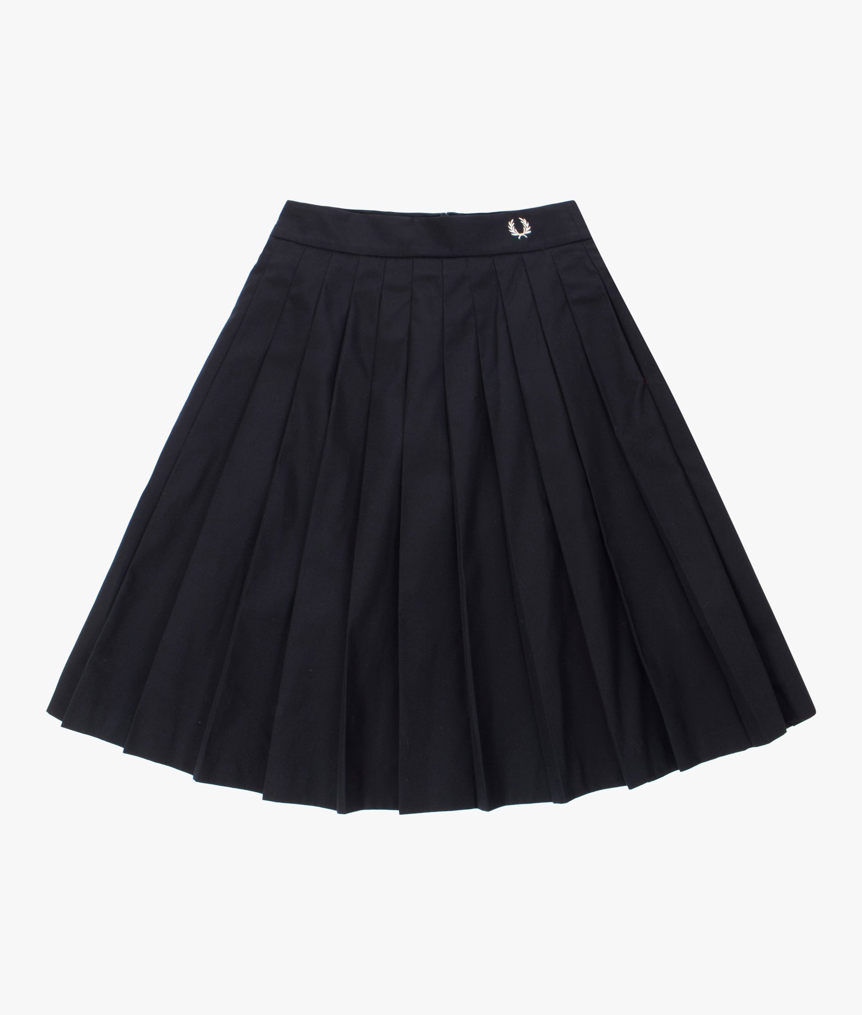 ■FRED PERRY■ Womens Pleated Skirt Black AFPF241E106102 AFP Fred Perry | Pleated skirt in black | EQVVS Womens