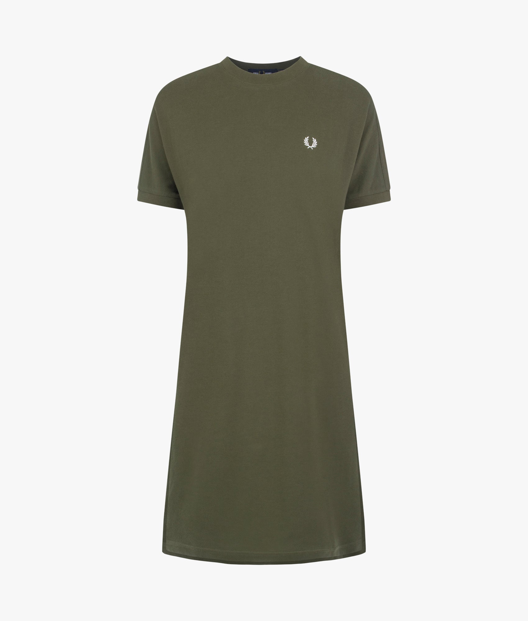 【新品】FREDPERRY BOXY PIQUE T-SHIRT DRESS Fred Perry | Boxy pique t-shirt dress in black | EQVVS Womens