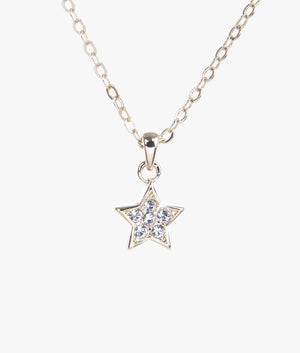 Saigi pave shooting star pendant in pale gold