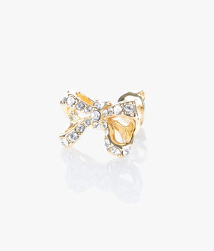 Callayy crystal petite bow earrings