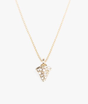Spina crystal thorn pendant in gold