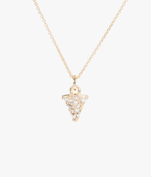 Spina crystal thorn pendant in gold