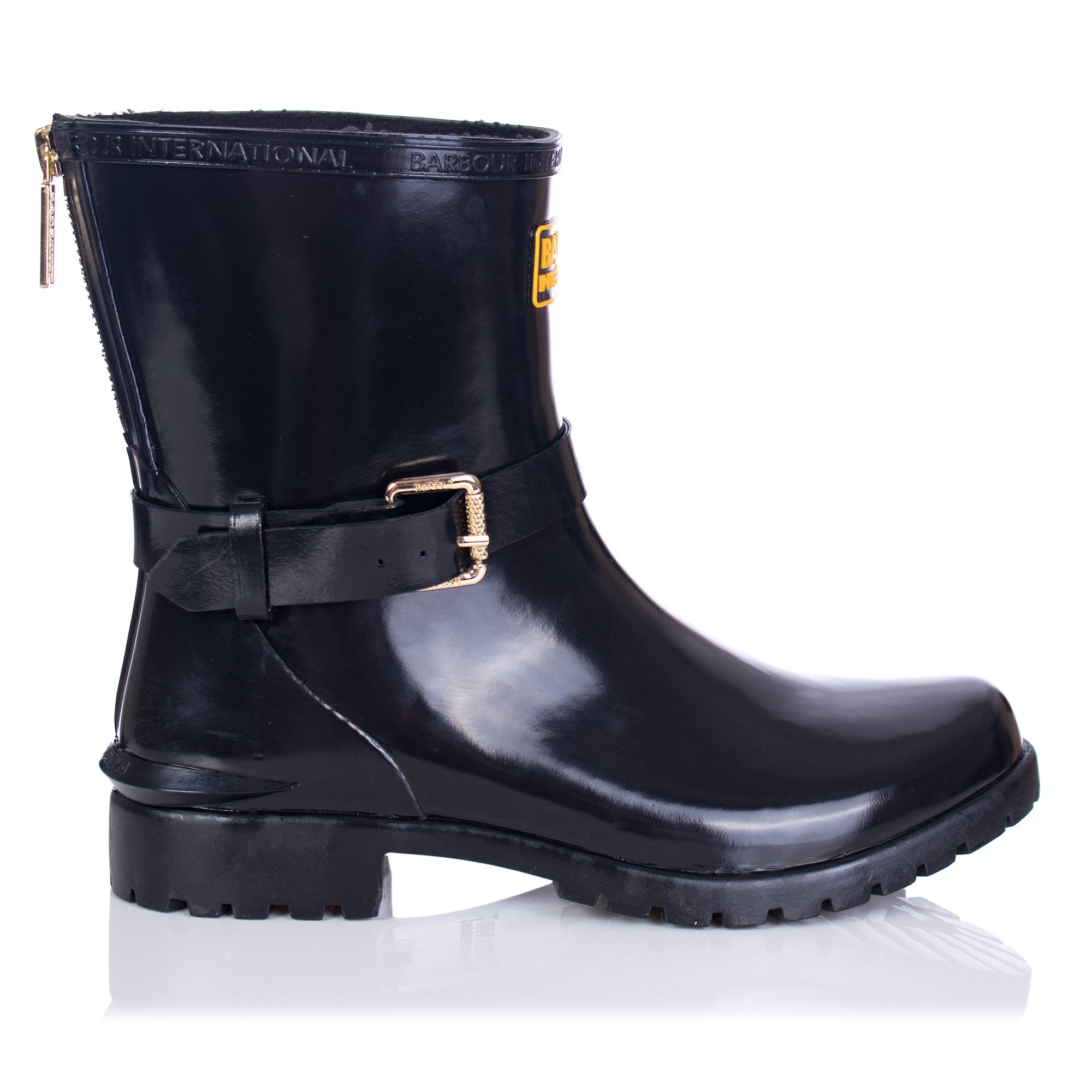 Barbour | Mugello wellington boots in black | EQVVS Womens