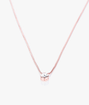 Sininaa crystal pendant in rose gold