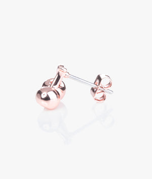 Charlay cherry stud earrings in rose gold