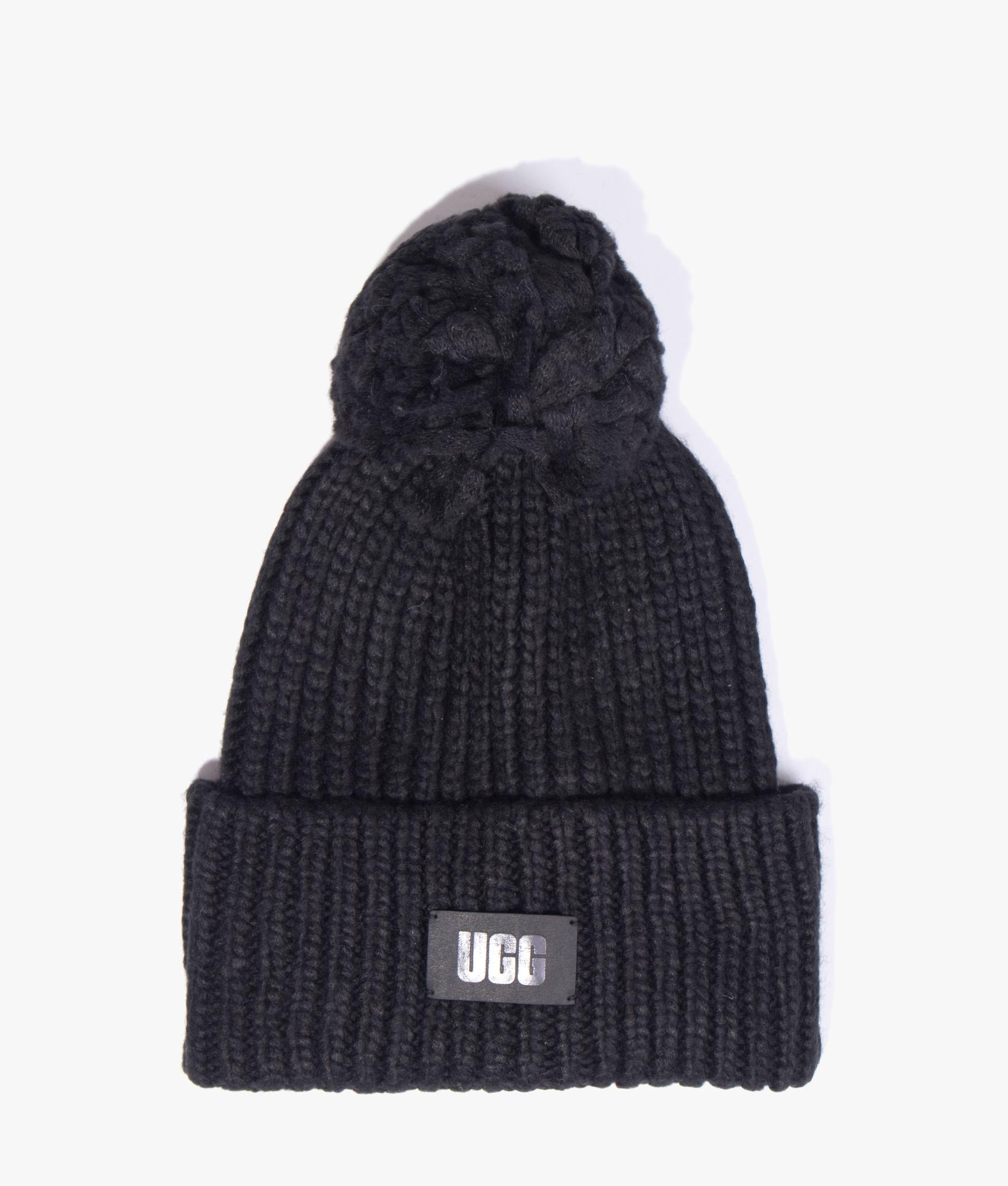 Ugg Chunky rib knit beanie in black EQVVS Womens