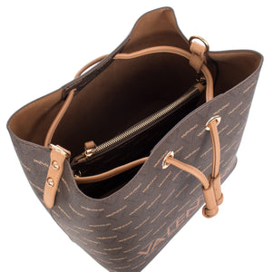 Liuto bucket bag in brown