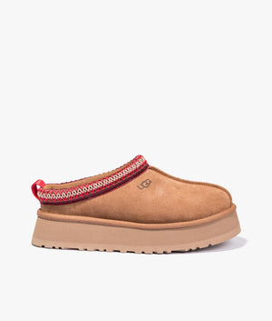 Tazz platform slide in chestnut