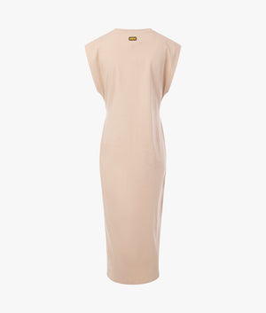 Soules midi dress in buff