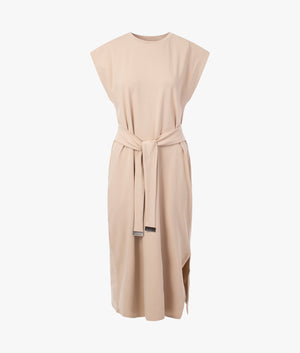 Soules midi dress in buff