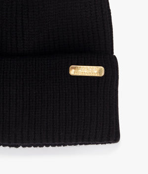 Mallory beanie and scarf set in black