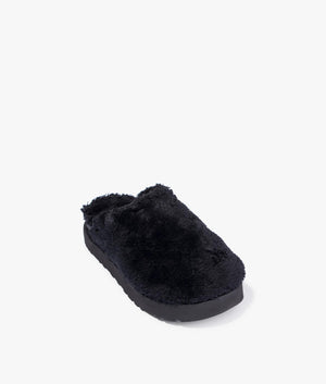 Fuzz sugar slide in black