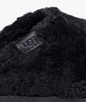 Fuzz sugar slide in black