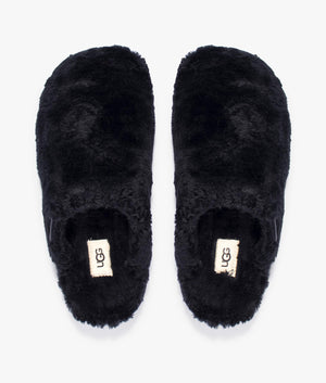 Fuzz sugar slide in black