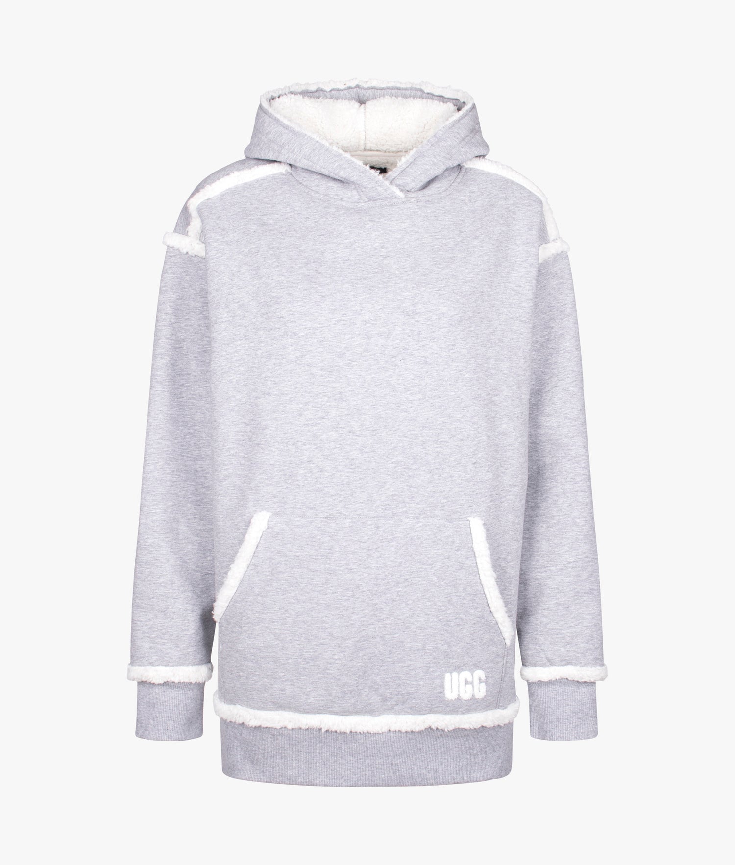 Ugg | Joanne bonded fleece hoodie in grey | EQVVS Womens