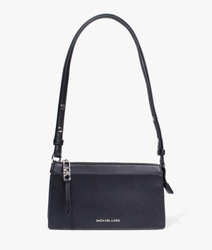 Empire convertable crossbody in black