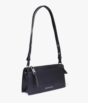 Empire convertable crossbody in black