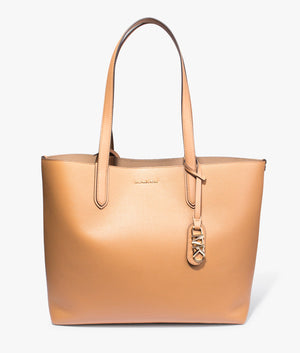 Eliza reversible tote in pale peanut