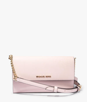 Jet set large frame crossbody in soft pink