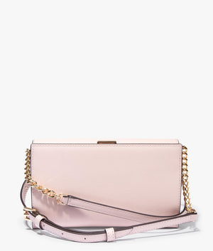 Jet set large frame crossbody in soft pink