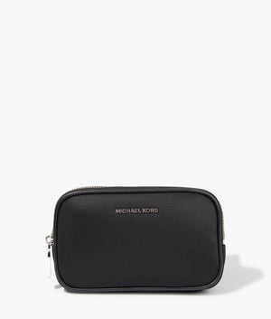 Cara small nylon belt bag in black