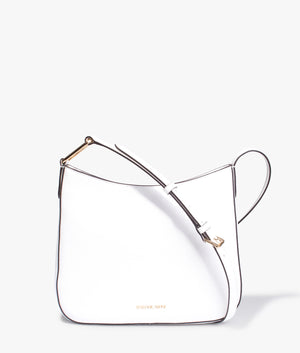 Kensington large crossbody in optic white