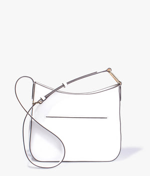 Kensington large crossbody in optic white