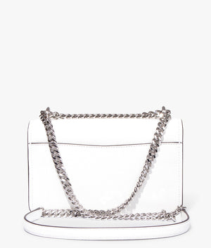 Claire shoulder bag in optic white