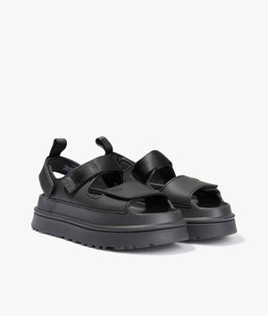 Goldenglow sandal in black