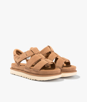 Goldenstar strap sandal in chestnut