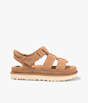 Goldenstar strap sandal in chestnut