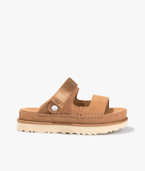 Goldenstar glide sandal in chestnut