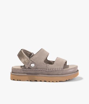 Goldenstar glide sandal in smoke plume