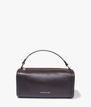 Orchard barrel crossbody in chocolate