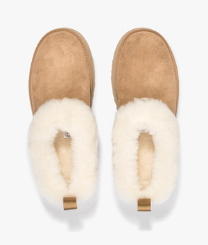 Tazelle slipper in chestnut