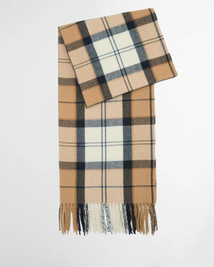 Hailes tartan scarf in hessian