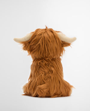 Highland cow dog toy
