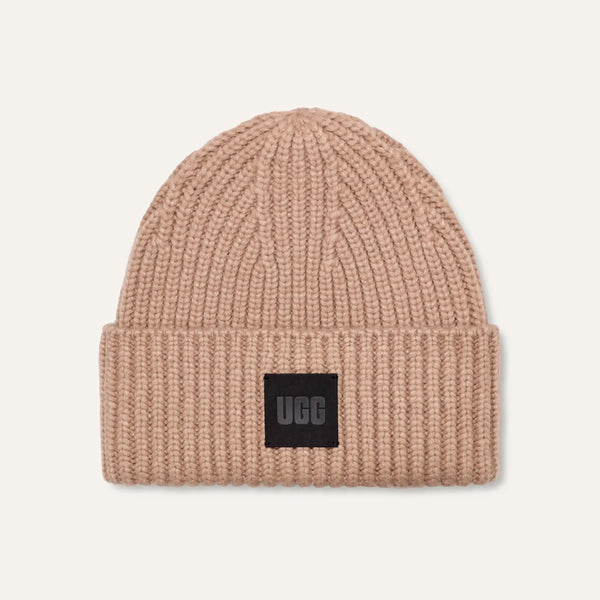Ugg | Chunky rib beanie in putty | EQVVS Womens