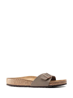 Madrid nubuck slide in mocca