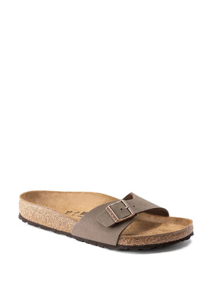 Madrid nubuck slide in mocca
