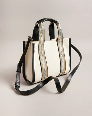 Georjea branded webbing small tote
