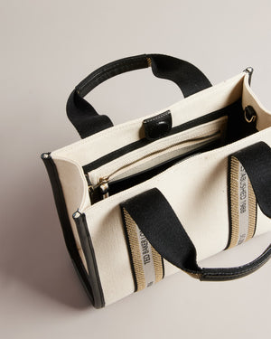 Georjea branded webbing small tote